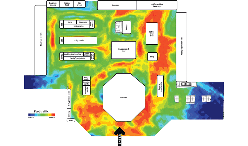 heat map planogram